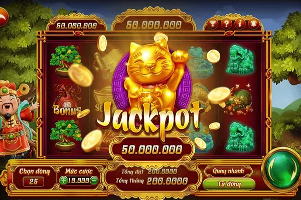Các biểu tượng vòng quay miễn phí và tính năng bonus trong game